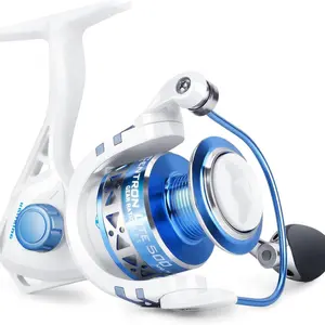 Centron & Centron Lite Spinning Reels, Size 500 is Perfect for Ice Fishing, Up to 17.5 Max Drag, 5.2:1 Gear Ratio, Ultra Smooth Powerful, CNC Aluminum Spool, 9+1 BB Light Weight