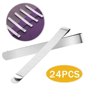 24Pcs Magnetic Sewing Clips - Secure Fabric Clamps Replace Pins for Hemming & Crafts