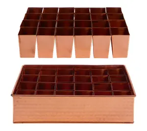 Kings County Seed Starter Tray Copper Metal Seedling Tray
