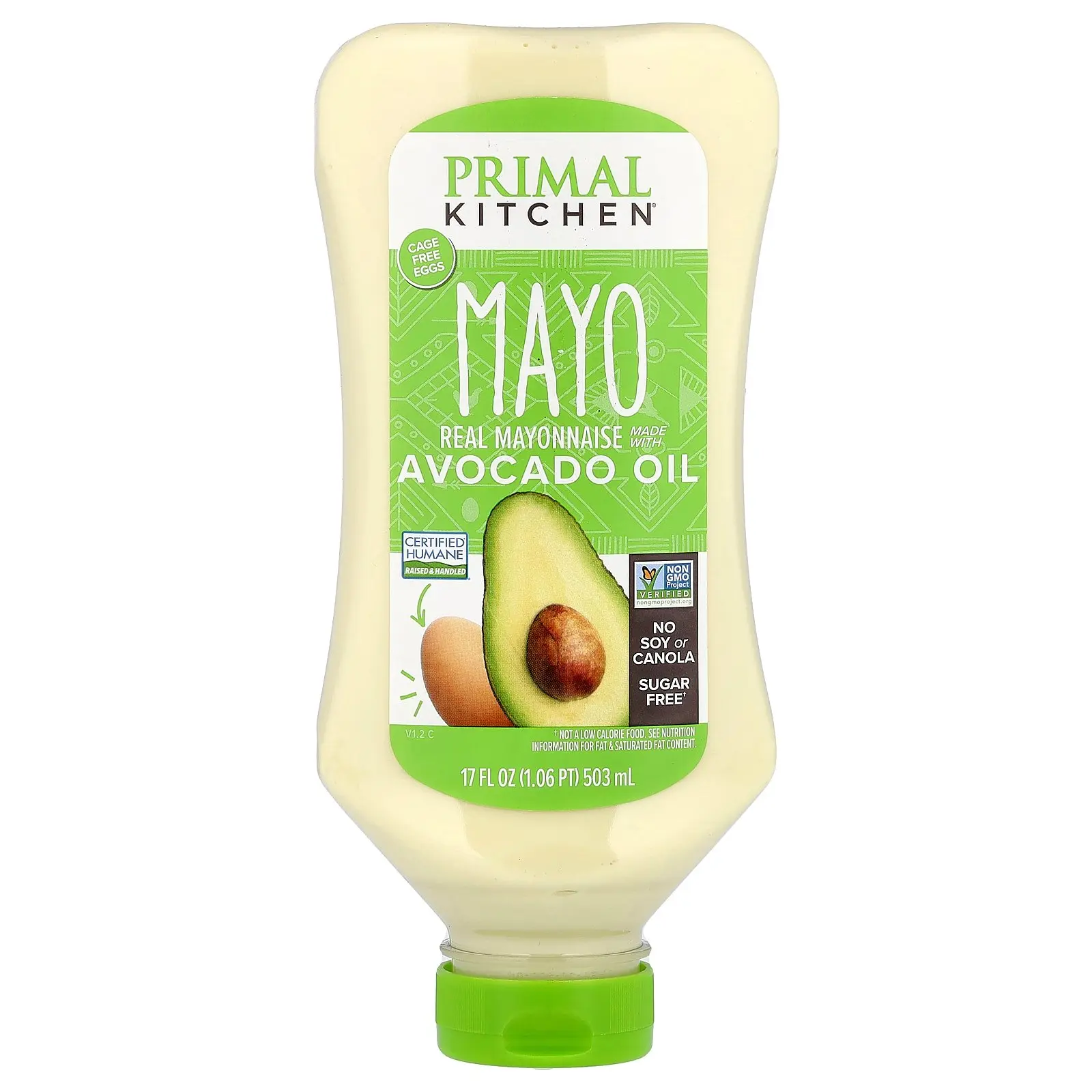 Primal Kitchen Mayo With Avocado Oil, 17 fl oz (503 ml)