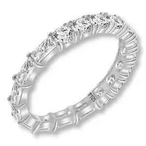 Radiance by Absolute™ Simulated Diamond East-West Mixed Cut Ring