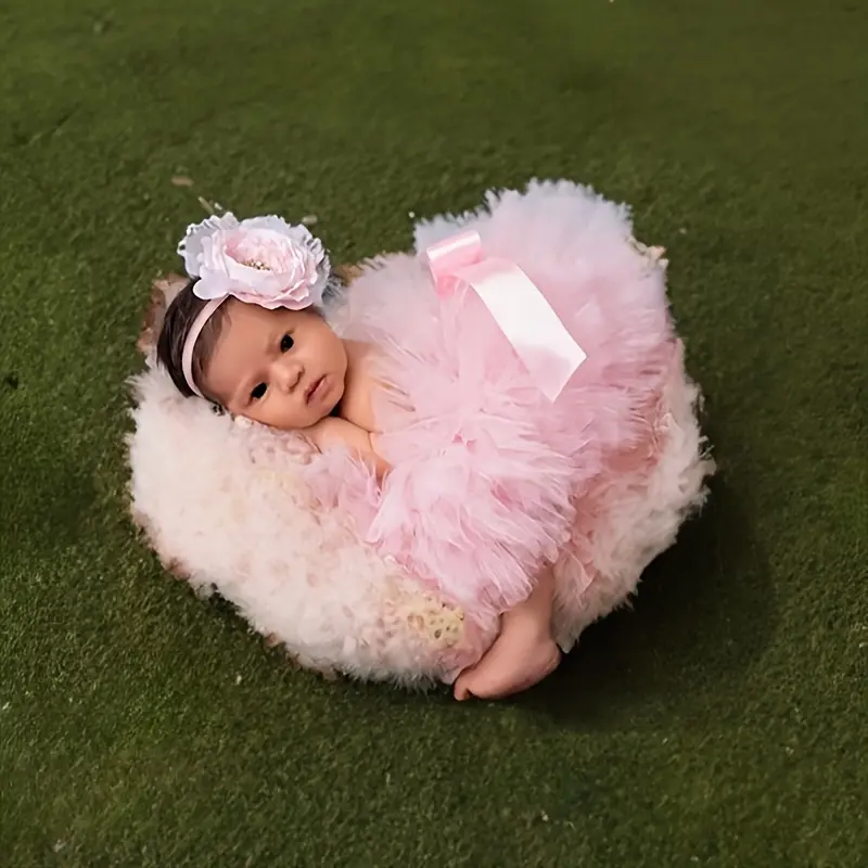 Newborn Pink Ballet Tutu - Newborn Ballet Tutu Set - Children's Ballet Tutu Set - Pink Ballet Tutu and Headband Set - Baby Ballet Tutu Set, Children's Ballet Tutu, Birthday Ballet Tutu, Newborn Girl Photo Set, Fluffy Ballet Tutu, Newborn Pink Ballet
