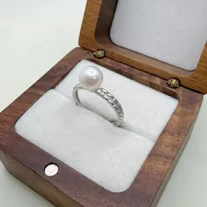 PEARLISM Fancy Design Pearl RIng Freshwater AK Pearl Ring Adjustable (6-7mm)-AFAR007