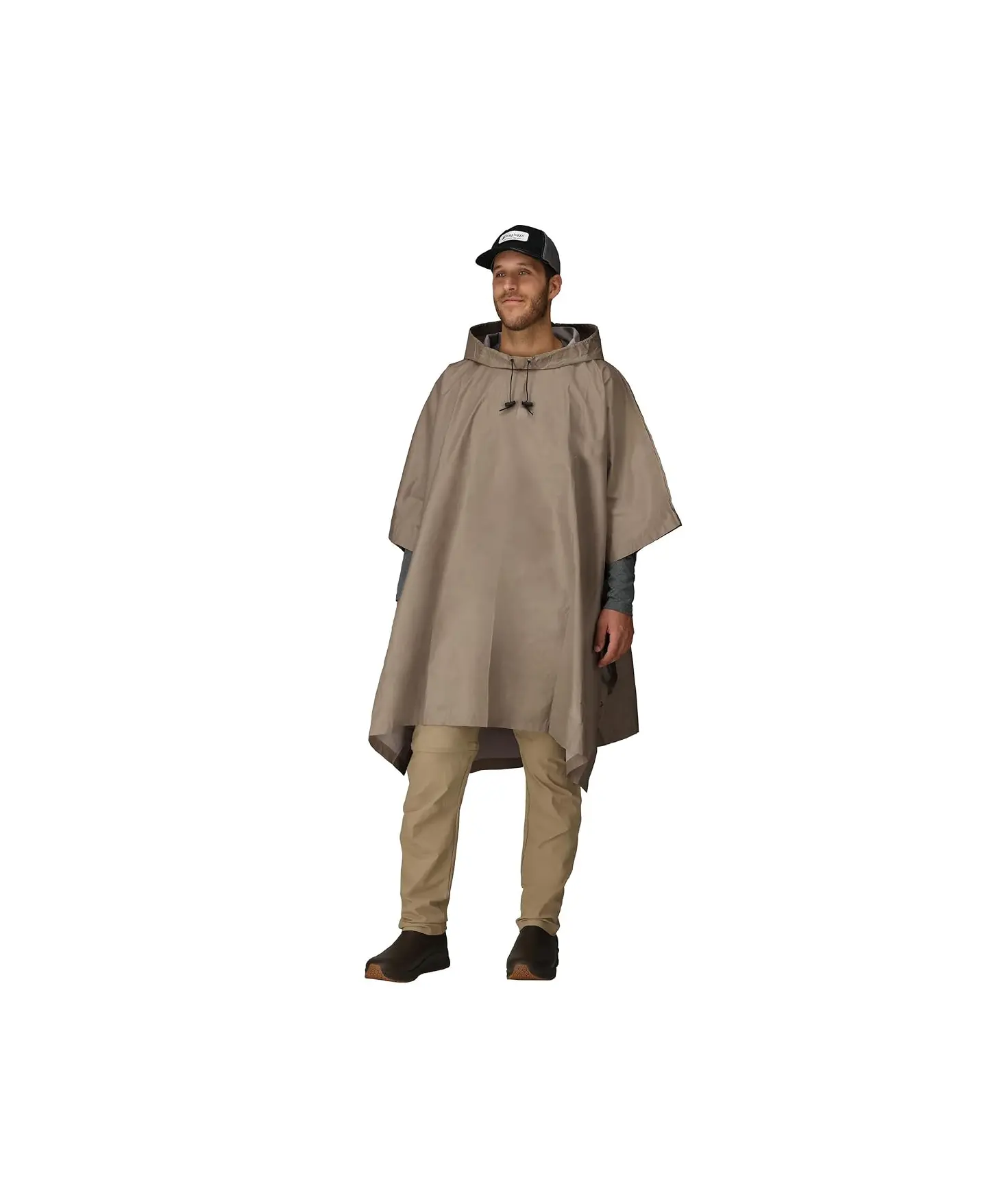 Outdoor gear, waterproof and breathable rain poncho