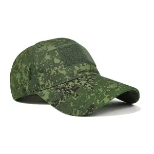 Oversized Tactical Camo Baseball Cap for Big Heads, Breathable Adjustable Dad Hat with Velcro Patch for Outdoor, Fishing, Hiking