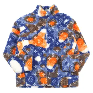 Pre-owned Louis Vuitton Cashmere Small Leather Goods Jacquard Camo Fleece Blouson