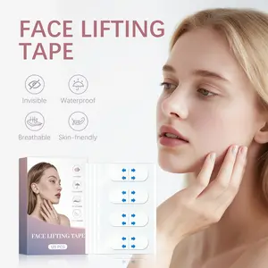 120 Pcs Invisible Face Lift Tape — Strong Adhesion, Breathable V-Line Lifting Strips for Jawline & Neck, Makeup-Safe | Holiday Gift Picks