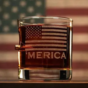 "Bulletproof" Whiskey Rocks Glass 11oz