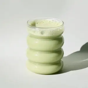 Double Bubble Walled Glass Coffee Mug
