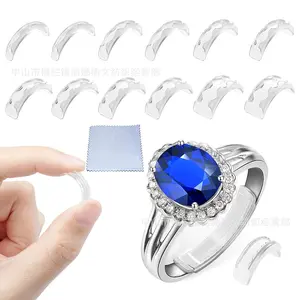 Creative plastic ring size adjustment artifact, with square wipe DIY wedding jewelry accessories