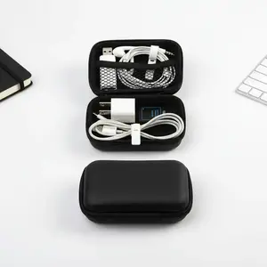 Waterproof Zipper Storage Bag, 1 Piece Data Cable Earphone Storage Bag, Keychain Coin Purse, Portable Organizer, Home Organizer for Home Office