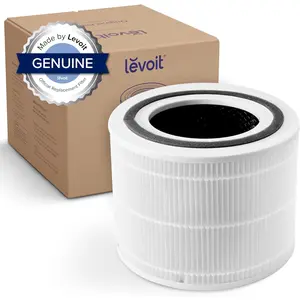 LEVOIT Core 300 Air Purifier Replacement Filter, 3-In-1 Filter, Efficiency Activated Carbon, Core300-Rf, 1 Pack, White LEVOIT