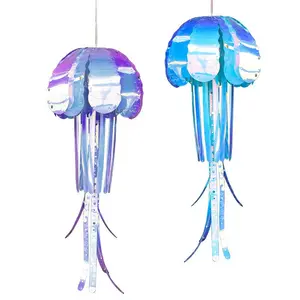 LQ Symphony jellyfish large scene decoration hotel shopping mall birthday party decoration ornaments