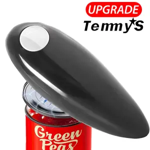 Electric Can Opener One-Button Automatic, Portable Kitchen Tool for Outdoor Camping, Battery Operated Easy Openers, No Aa Batteries Included