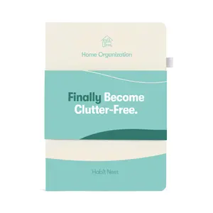 Home Organization Journal – 9-Phase Guided Decluttering System to Organize Every Room & Create a Calm, Functional Living Space