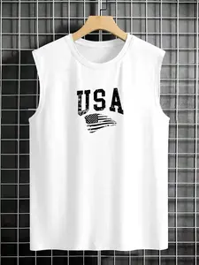 Representing the United States and also representing public relations.   💪  This tank is ready for the gym and I am proud of it.