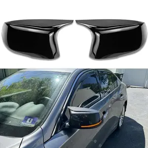 Rear Side Mirror Caps for Infiniti Q50 Q60 2014 2021 QX30 2017 2019 Q70 2014 2019 with Bonus Blind Spot Mirrors