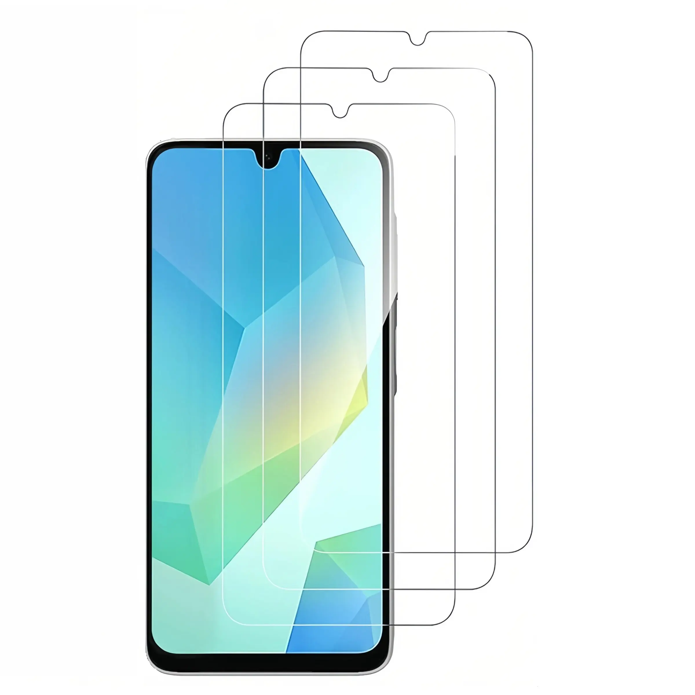 3 Pack Tempered Glass Screen Protector for Samsung Galaxy A16 5G & A26 5G Smartphone, Bubble Free, Ultra Resistant Design for Ultimate Protection, Accessories