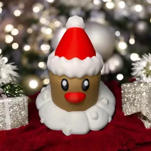 Christmas Diglett figurine | Pokémon figurine 3D print | decoration/ Gift