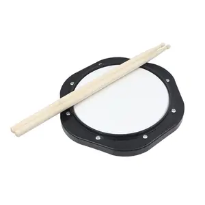 10inch Dumb Drum Practice Pad Beginner Advanced Drummers Durable Wood Nylon Tpe Quiet Home Use Gift Drum Accessory