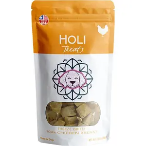 HOLI Freeze-Dried Chicken Healthy Dog Treats, 100% Chicken Breast, Made in the USA