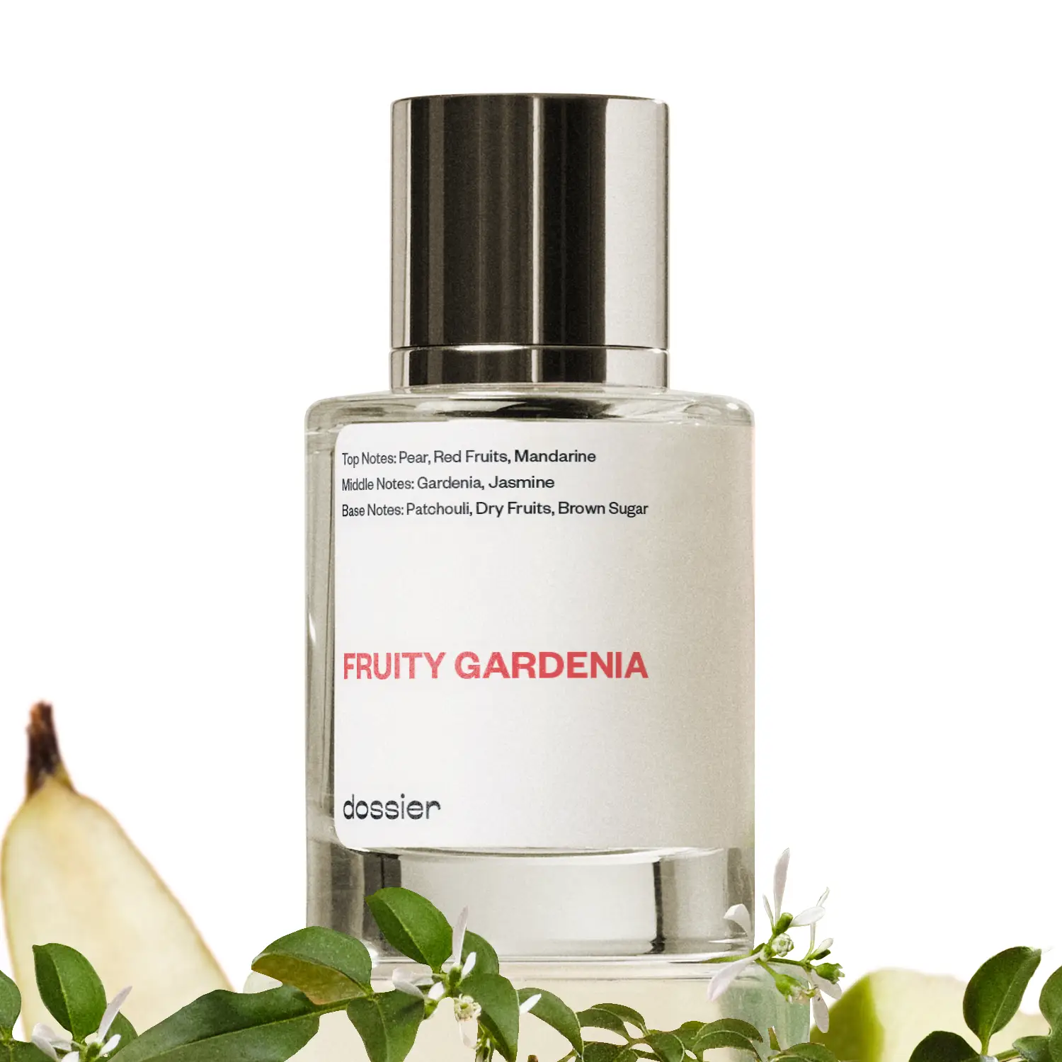 Fruity Gardenia, Dossier, Women Perfume, Eau de Parfum, 50ml, Gardenia, Pear, Red Fruits, Mandarin, Jasmine, Patchouli