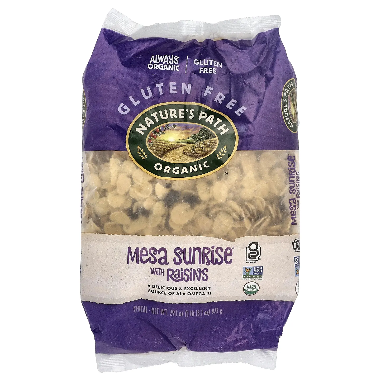 Nature's Path Gluten Free Cereal, Mesa Sunrise® with Raisins, 1 lb 13.1 oz (825 g)