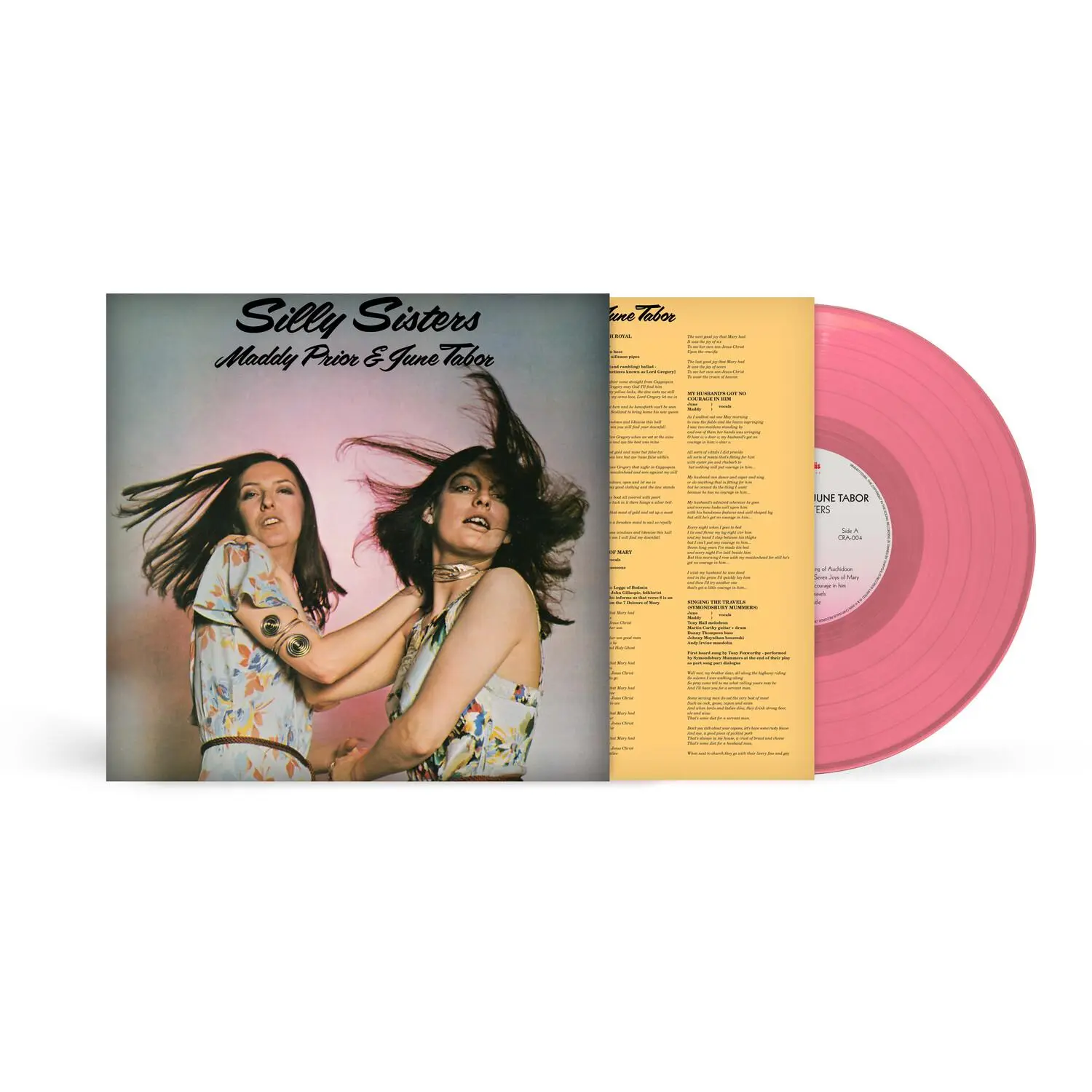 Maddy Prior & June Tabor - Silly Sisters (Chrysalis Red Series) - Rose-Pink  [VINYL RECORD - LP] Colored Vinyl, Pink
