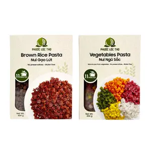 [Phuoc Loc Tho] Veggie & Brown Rice Pasta, 454g Healthy Pasta, Vietnamese Food, Natural Pantry Food, Healthier Choice