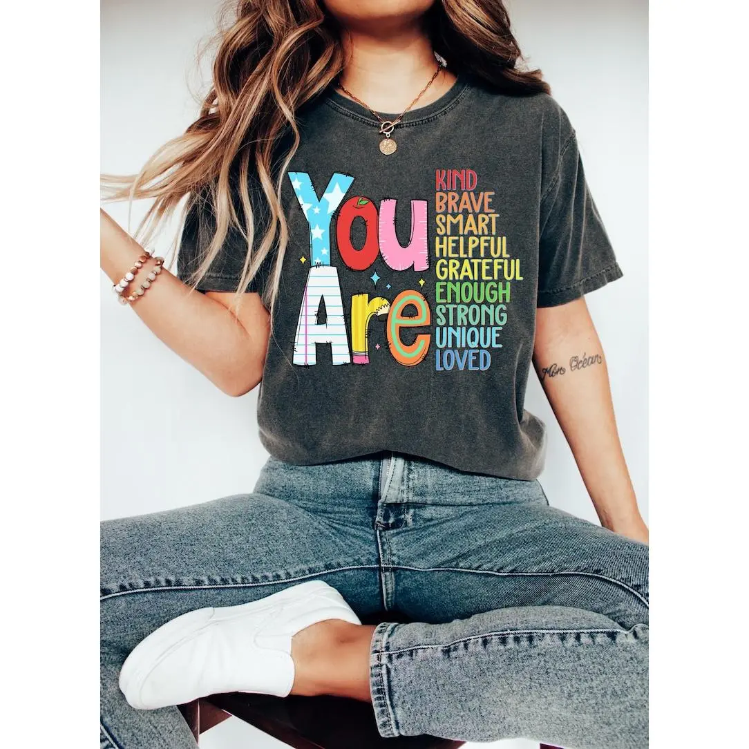 Teacher T-Shirt , You are kind Shirt, Back to school Shirt, Back to school Tee, Teacher Shirt, Teacher appreciation Tee, Retro Teacher Shirt, kindergarteen teacher