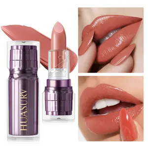 Huasurv Moisturizing Lipstick, Matte Finish, Long-Lasting Hydration, Creamy Texture, Ideal Christmas Gift, Portable for Dates & Daily Use
