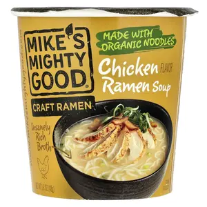 Mike's Mighty Good Craft Ramen Cup, Chicken Ramen Soup, 1.6 oz (48 g)