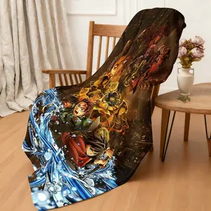 FRANALA Anime blankets are the perfect gift for anime lovers. Suitable for all seasons, versatile, and comfortable for naps, and perfect for use on sofas, in the office, on beds, camping, and while traveling.