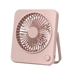 Ultra-thin desktop fan, USB rechargeable, strong wind power, wall-mountable, suitable for home and office, mini foldable, silent