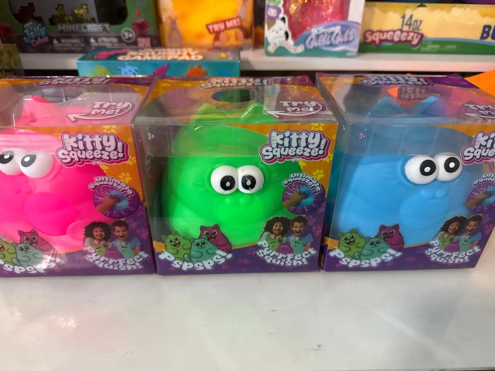 jumbo kitty squeeze- squishy - stress relief toys