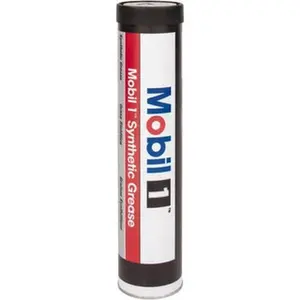 Mobil 13.4 oz Cartridge Synthetic General Purpose Grease Red, 302°F Max Temp, NLGIG 2, 121071