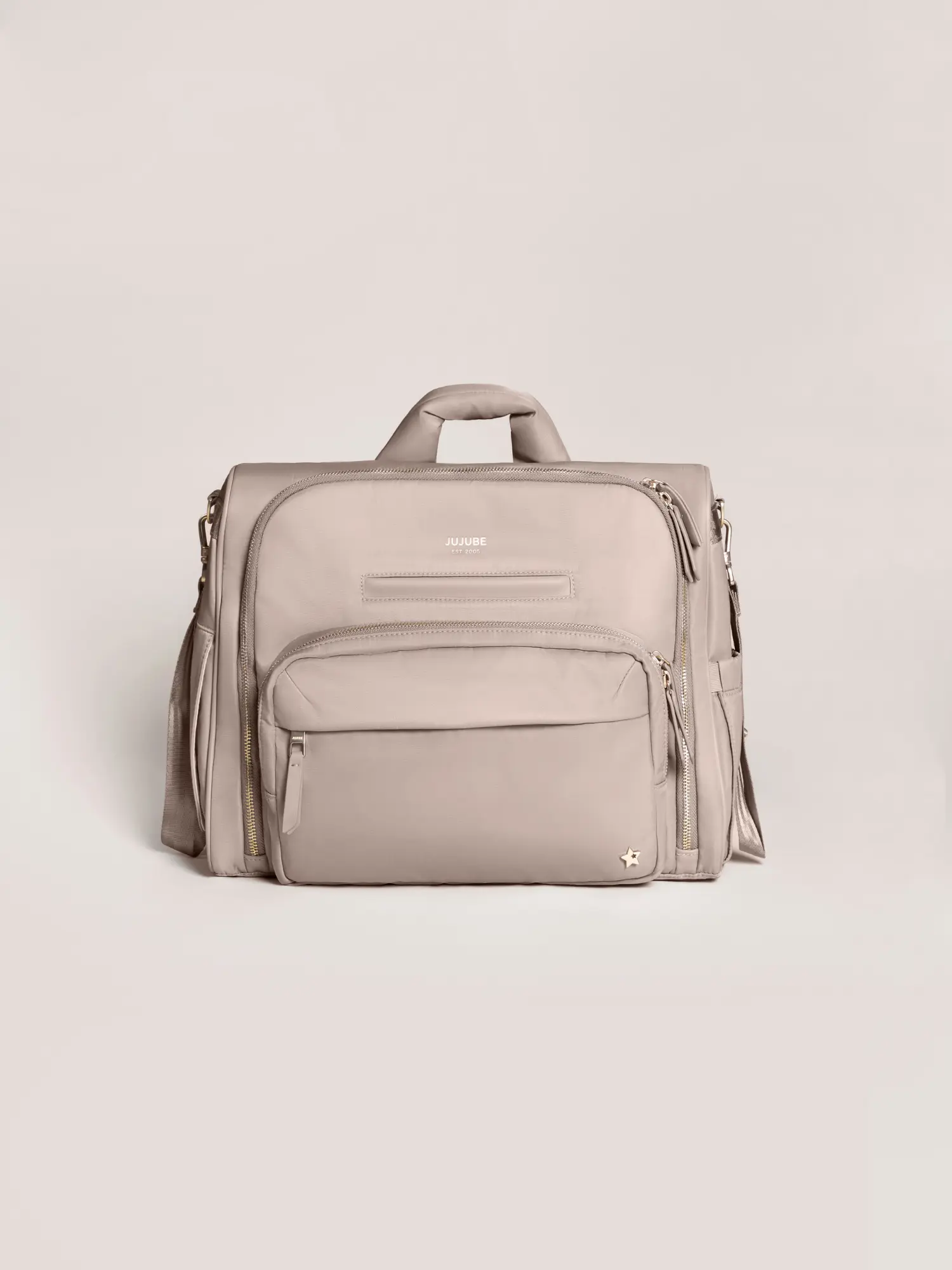 Satchel Diaper Bag - Taupe