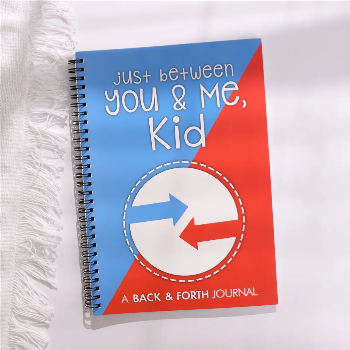 Just Between You and Me Kid Diary Notebook, Daily Undated Journal, Communication Journal for Parents and Children, Memory Book for Kids and Adults
