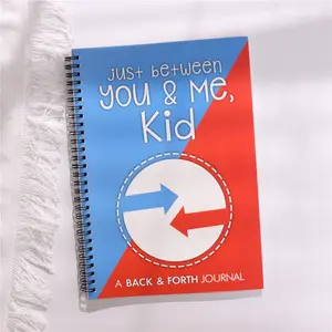 Just Between You and Me Kid Travel Diary Notebook, Communication Journal for Parents and Children, Memory Book for Kids and Adults