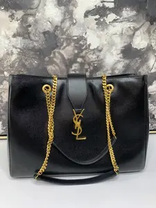 Pre-owned Yves Saint Laurent leather tote bags Saint Laurent tote Bag