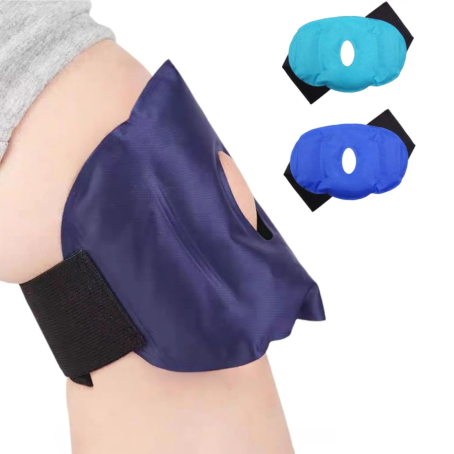 Reusable Gel Ice Pack for Knee, Ice Compress, 1 Count Knee Injury Recovery Wrap, Meniscus Tear Treatment, Personal Care Product
