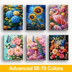 DIY Paint By Numbers Kit -  Acrylic Art Set with Brushes & 20"x24" Linen Canvas - Secure Packaging - Gift Box for All Ages