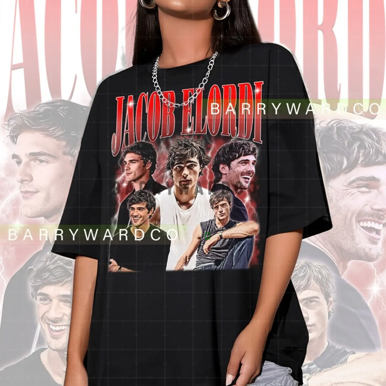Jacob Elordi Vintage 90s Shirt, Jacob Elordi Graphic Tee, Jacob Elordi T-shirt, Jacob Elordi Fan Gift, Gift For Him and Her, Christmas gift