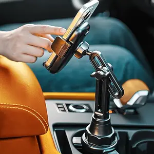 2024 New Cup Holder Cell Phone Holder for Car Mount, Car Cup Phone Holders Adjustable Cell Phone Holder Car Accessories for iPhone Samsung Google 11