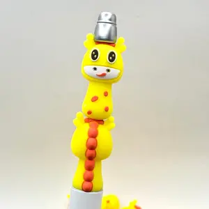 Stand Up, Stand Out, Stand Tall 3D Silicone Focal Beads | Giraffe Beads | Animal Beads