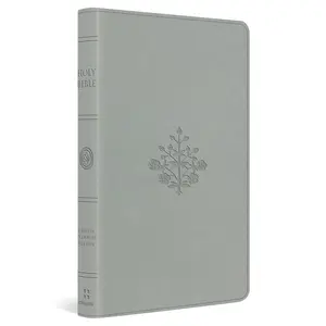 ESV Large Print Value Thinline Bible (TruTone, River Stone, Branch Design)