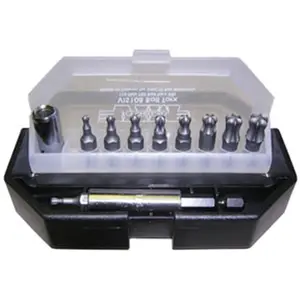 VIM Tools VIS108 11 Piece Ball Torx Bit Set, Screwdriver Bits Set