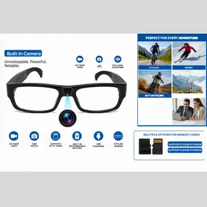 Camera HD Eyeglasses with Built-In DVR