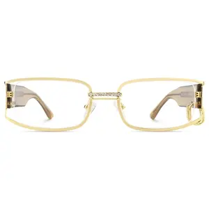 Riff Gold Rectangle Eyewear