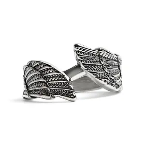 Anillo de alas de ángel de acero inoxidable: 6